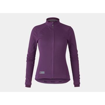 Dámská cyklistická bunda Bontrager Velocis Softshell (Mulberry)