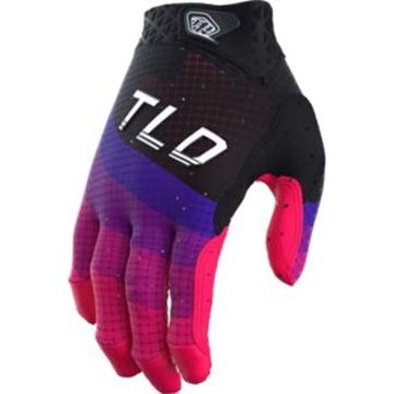 Rukavice TLD AIR REVERB (black/glo red)
