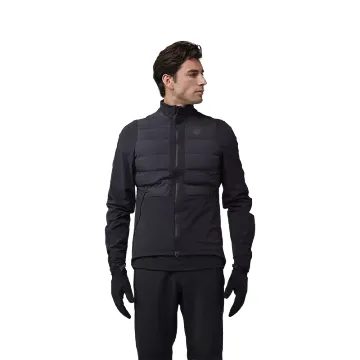Bunda Fox racing Flexair Fire Hybrid Lunar (black)