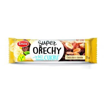 Emco Tyčinka Super ořechy banán 35g