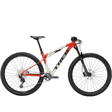 Trek Supercaliber 9.6 Gen 2 (Lunar Silver/Lava Red)