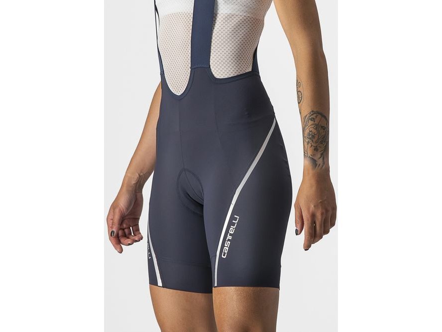 Dámské šortky Castelli Velocissima 3 BIB (savile blue/silver)