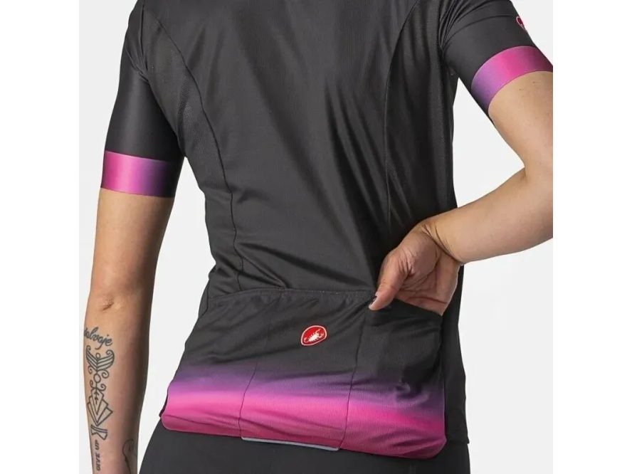 Dámský dres Castelli Gradient (light black)