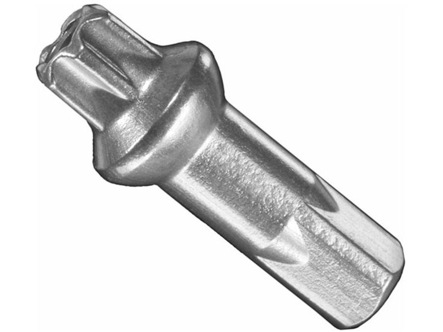 Nipl DT Swiss Squorx ProLock 2x15 mm Mosaz stříbrná