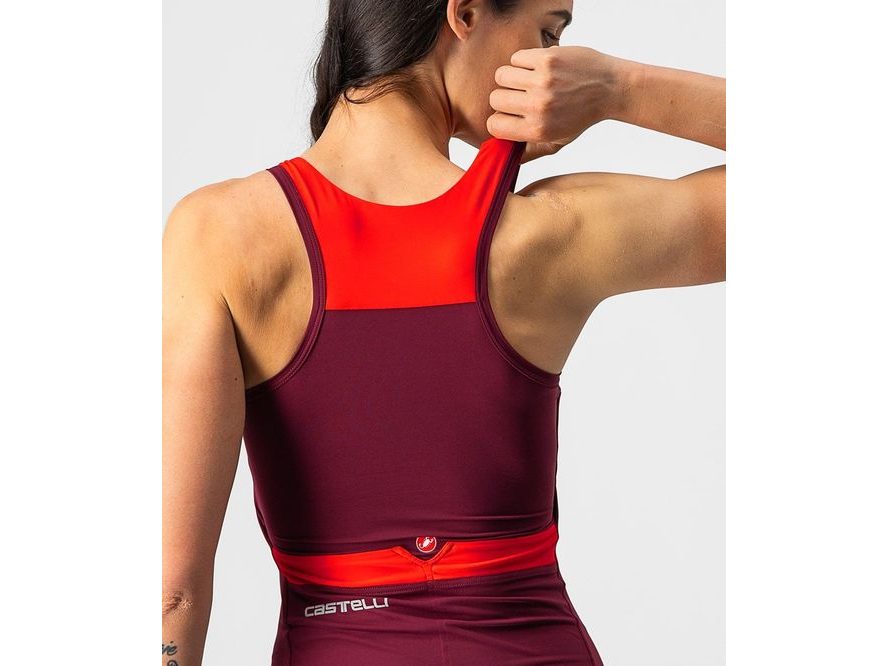 Dámský dres Castelli Solaris Top (Bordeaux/red)