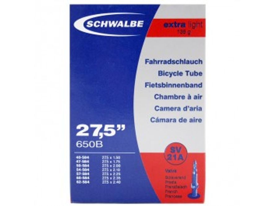 Duše 27,5" Schwalbe Extra light SV21A