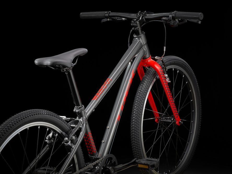 Trek Wahoo 24 (Lithium Grey/Radioactive Red)