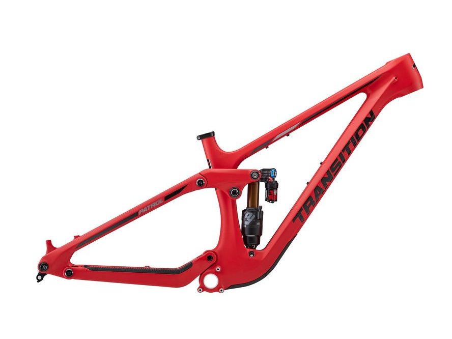 Rám Transition Patrol Carbon (Bonfire red)