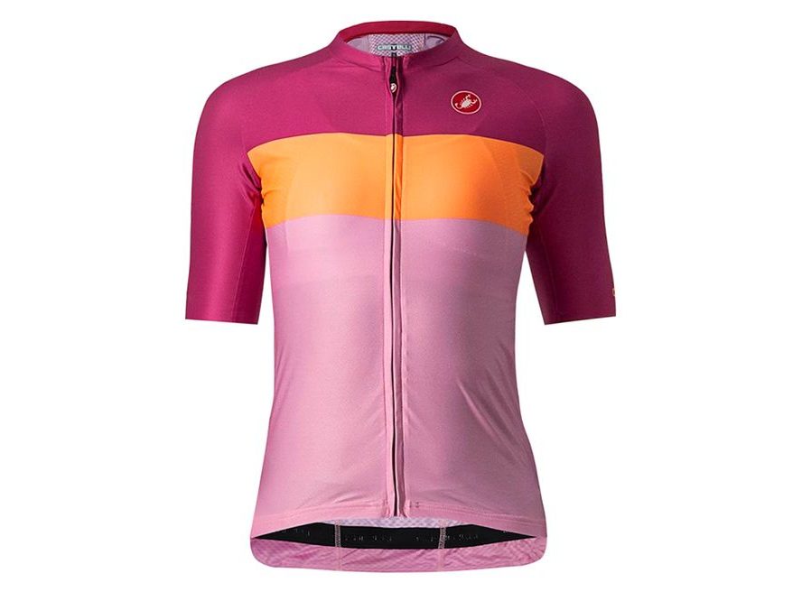 Dámský dres Castelli Aero pro (pink/coral flash)