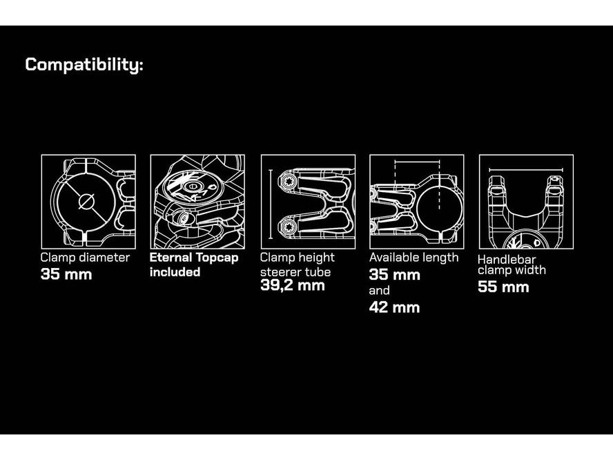 Představec OAK Components Eternal (42mm)