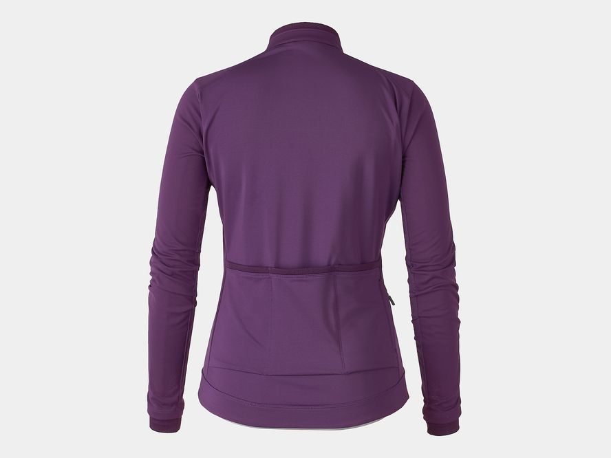 Dámská cyklistická bunda Bontrager Velocis Softshell (Mulberry)