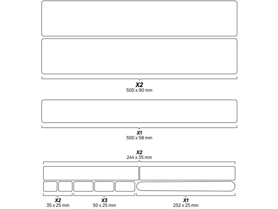 Zefal polep rámu Skin Armor XL sada