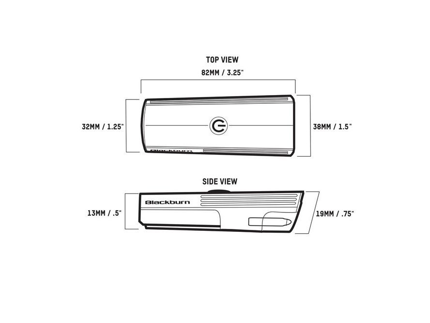Světlo Blackburn Dayblazer 550 přední USB-C