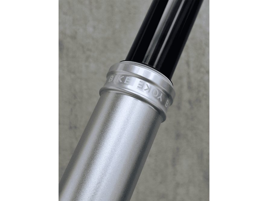 Sedlovka BIKEYOKE REVIVE 3.0 Silver Ltd ↕213mm Ø31.6mm bez páčky