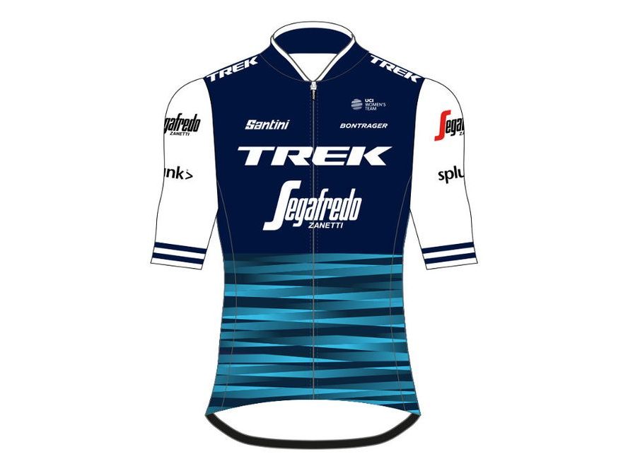 Dres Trek/Santini Replica dámský (modrá)