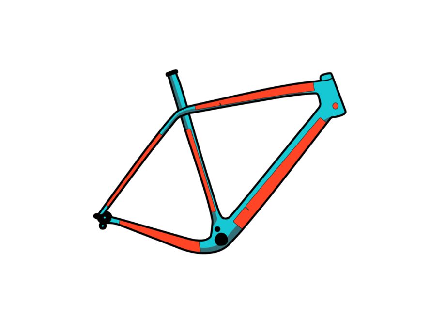 RideWrap Covered polep rámu Road/Gravel (lesklý)