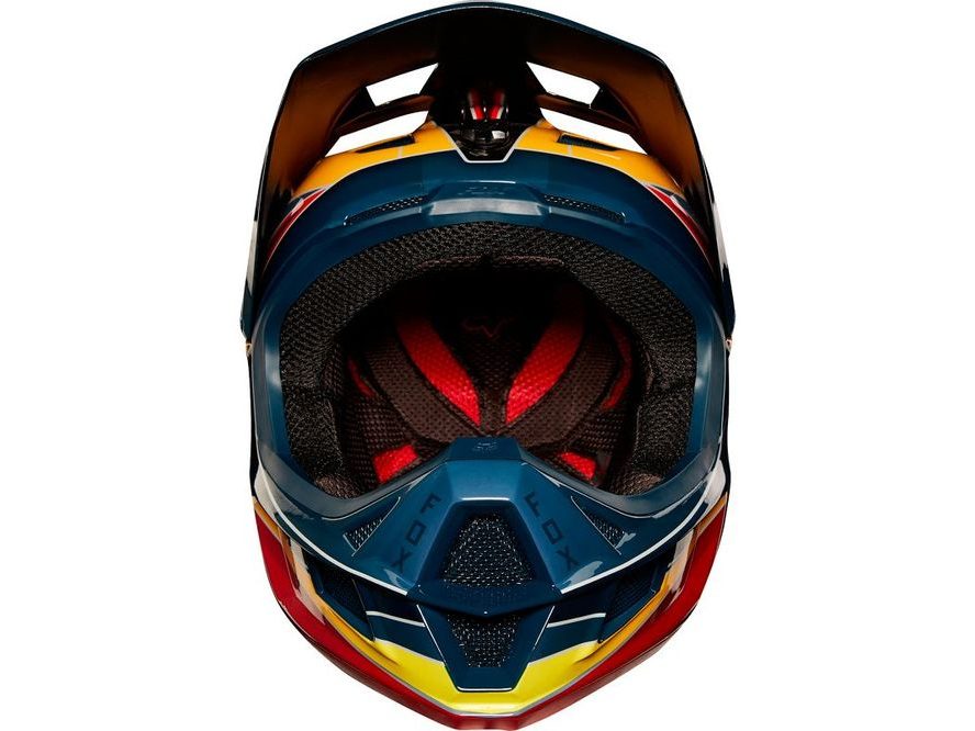Přilba Fox racing Rampage PRO CARBON MIPS (red/yellow)