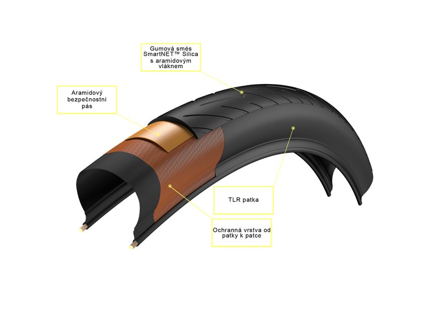 Plášť silniční Pirelli Cinturato Velo 28-622 (bezdušový)