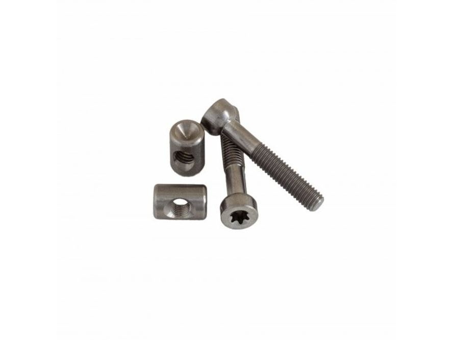 Bike Yoke titanové šrouby zámku sedlovky
