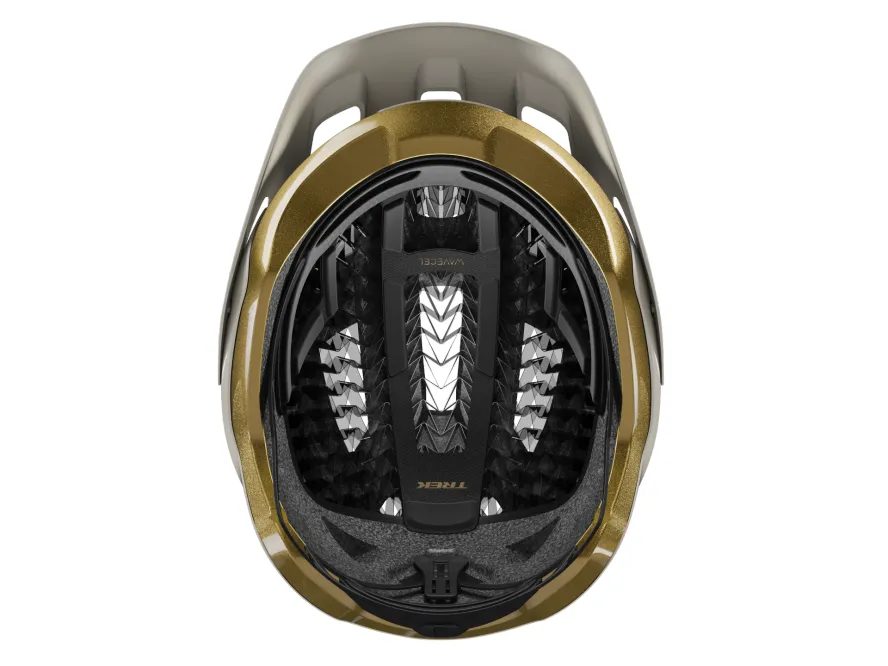 Přilba Trek Quantum WaveCel (Era White/Old Style Gold)