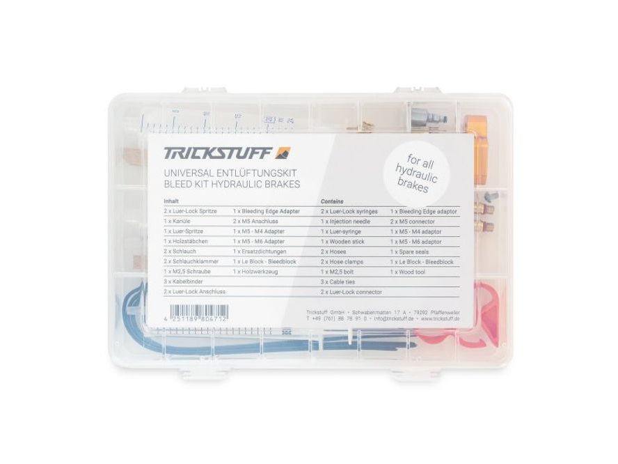 Univerzální odvzdušňovací sada pro hydraulické brzdy - Trickstuff