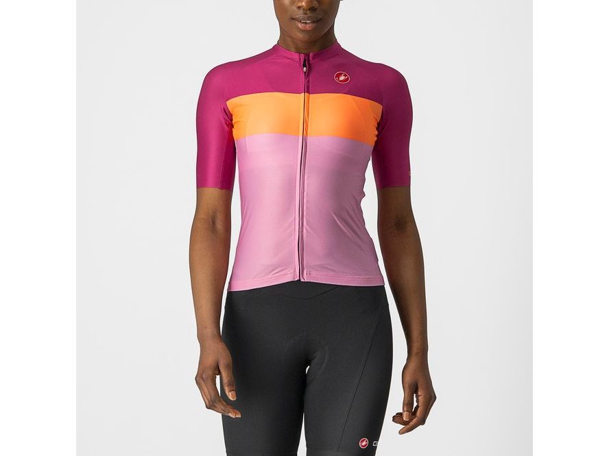 Dámský dres Castelli Aero pro (pink/coral flash)