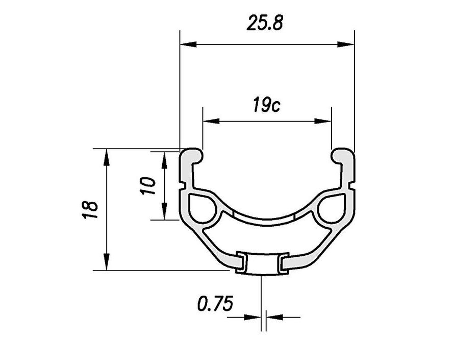 Ráfek 26" Mach 1 210 36d