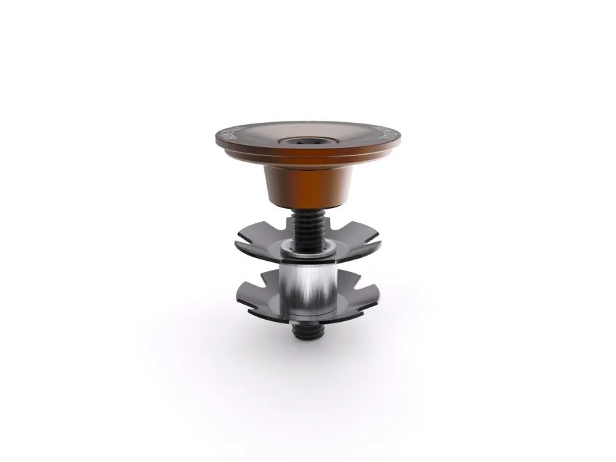 Víčko hlavového složení Title MTB (bronz)