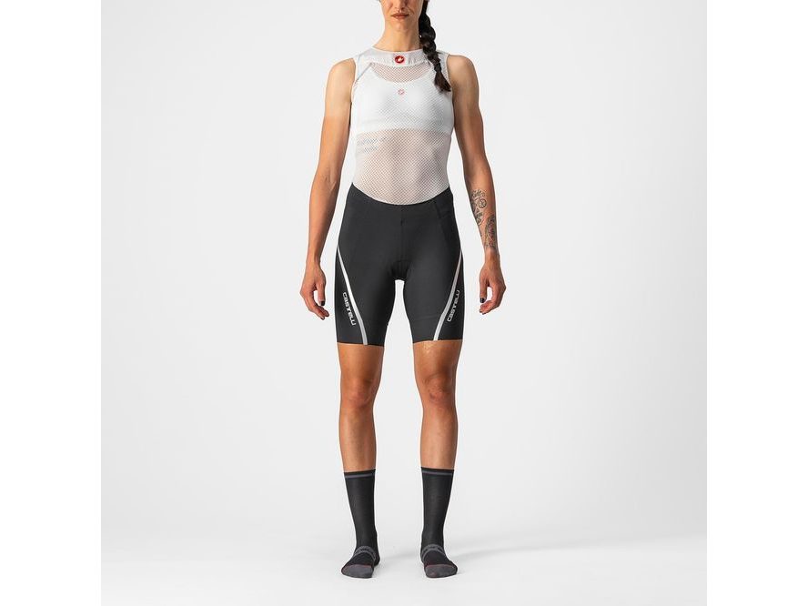 Dámské šortky Castelli Velocissima 3 (black/silver)