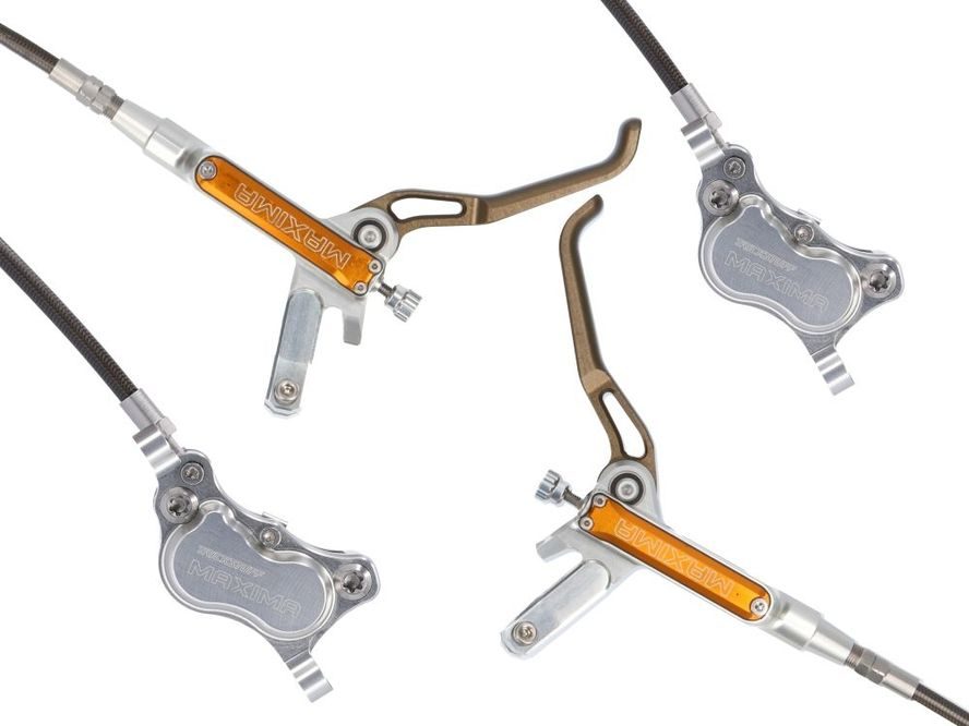 Brzdy Trickstuff Maxima pár (stříbrná)