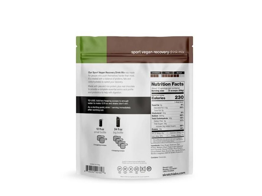 Skratch Labs Vegan Recovery Drink Mix