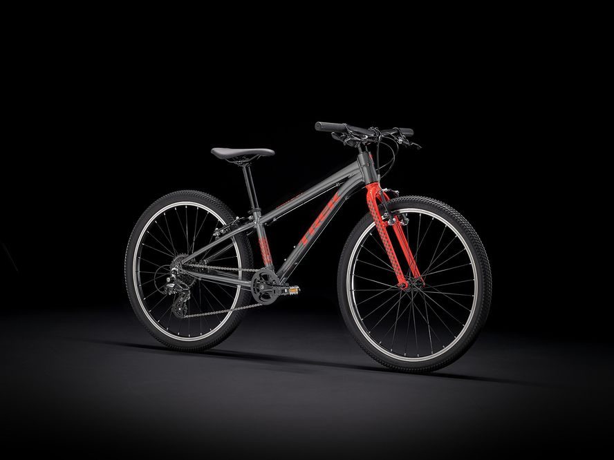 Trek Wahoo 24 (Lithium Grey/Radioactive Red)