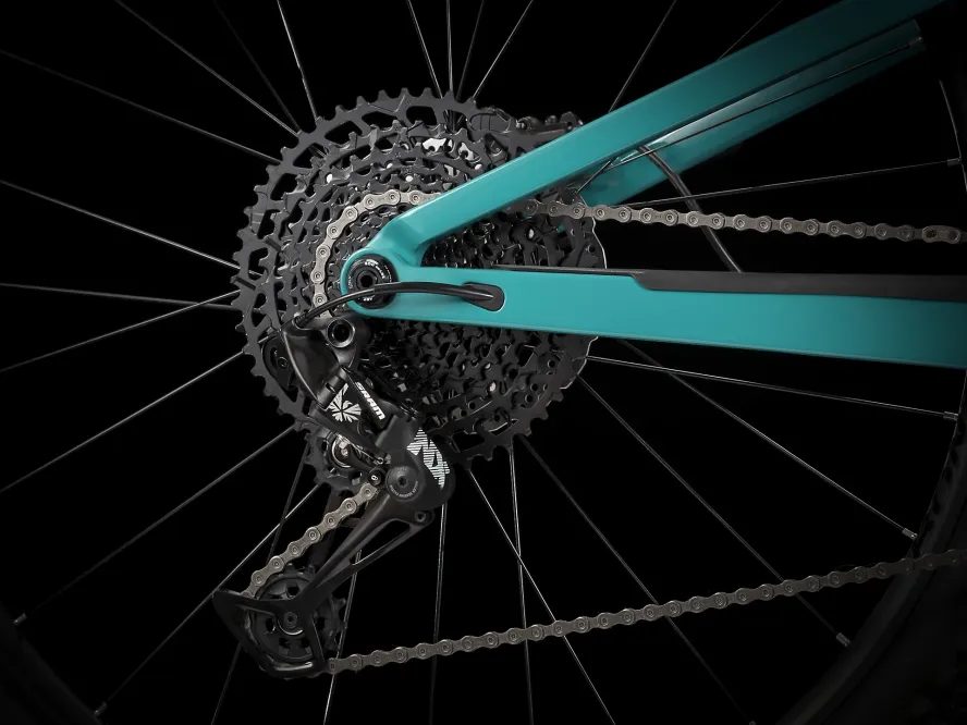 Trek Top Fuel 9.7 2021 (Trek Black to Teal Fade)