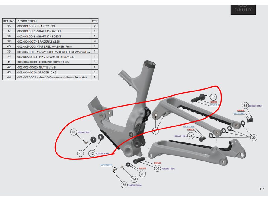 Kit Forbidden V2 - hlavní čep
