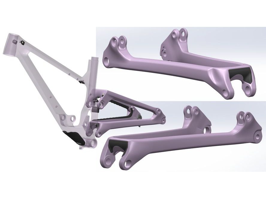 Ochrana rámu Forbidden V2 Chainstay Bridge Protector