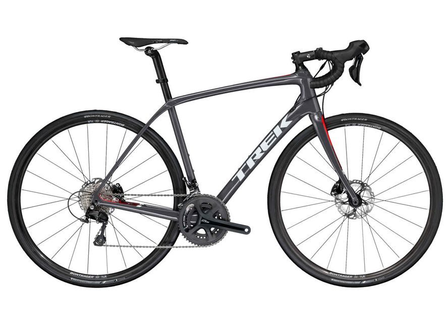 Trek Domane SL 5 Disc (šedá/červená) 2018