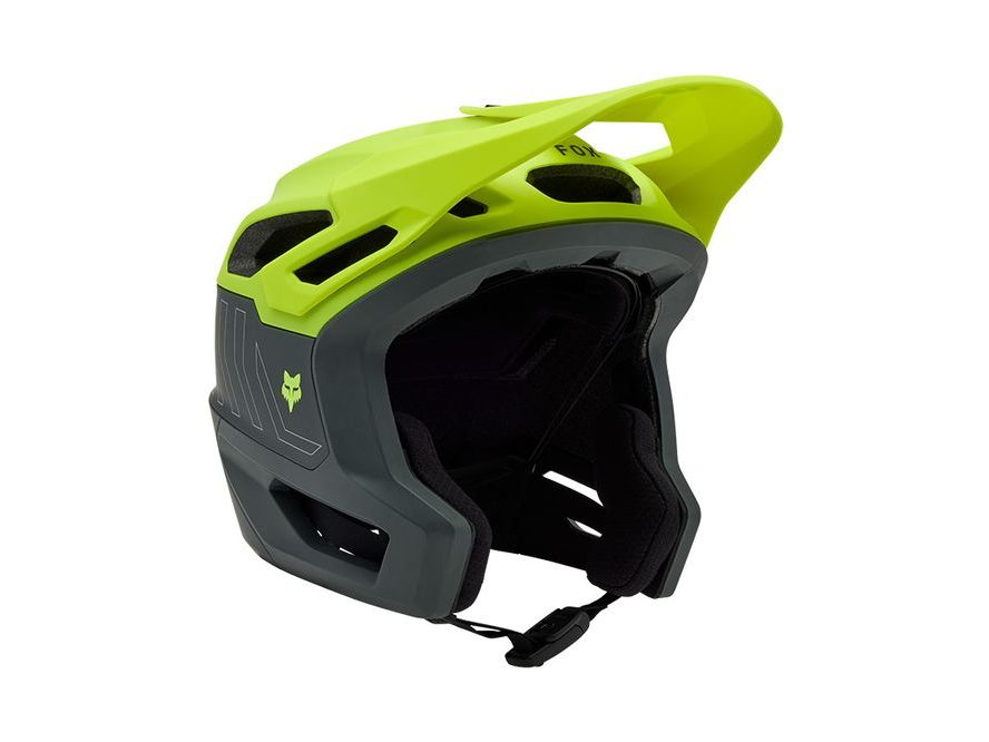 Přilba Fox racing Dropframe PRO Runn (Fluorescent Yellow)