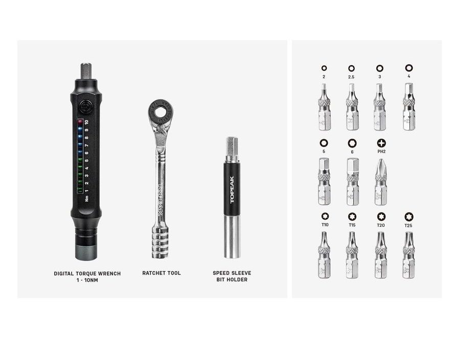 Momentový klíč Topeak E-TORQBAR mini EX 1-10 Nm