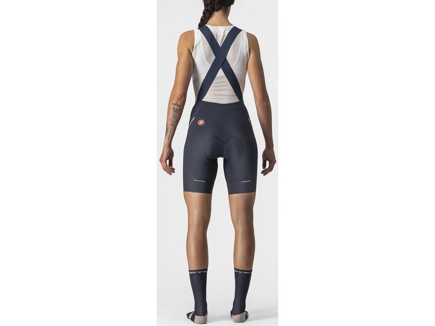 Dámské šortky Castelli Velocissima 3 BIB (savile blue/silver)