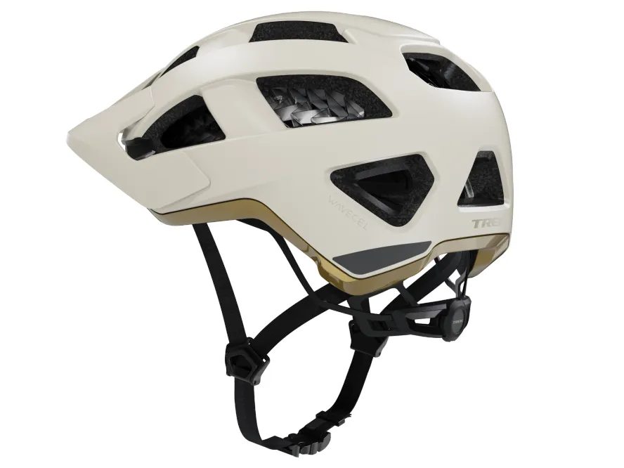 Přilba Trek Quantum WaveCel (Era White/Old Style Gold)