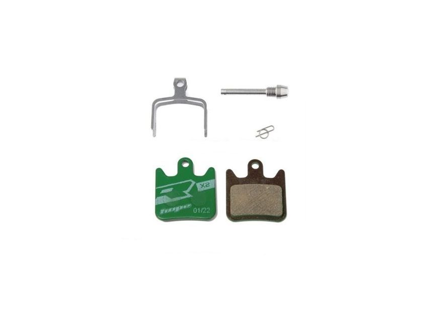 Brzdové destičky Hope Race X2 racing green organické