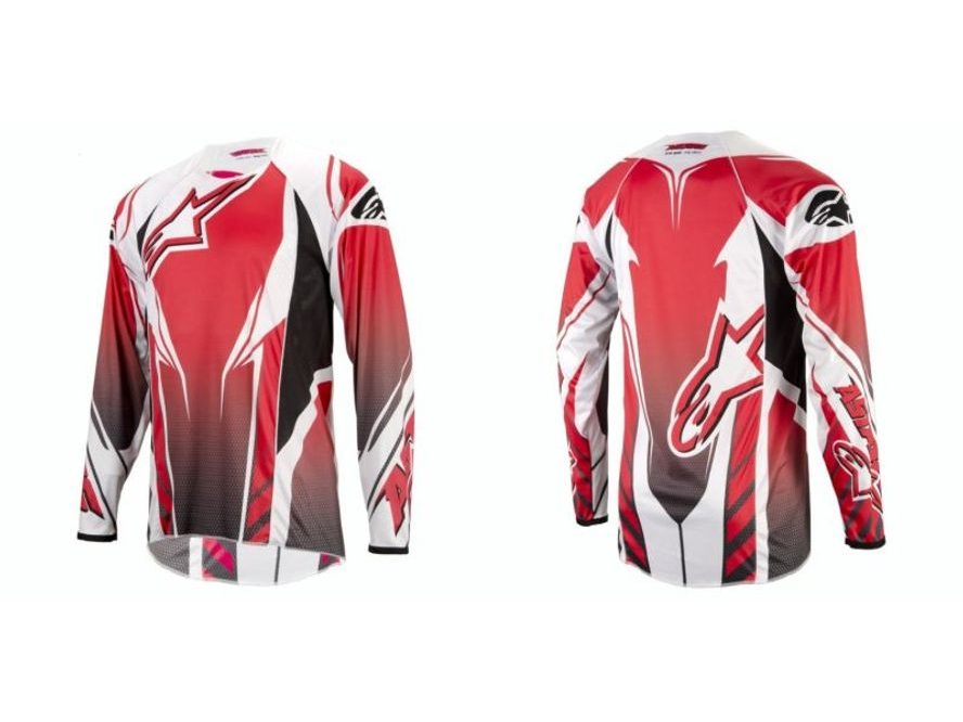 Dres Alpinestars A-line (červená/černá)