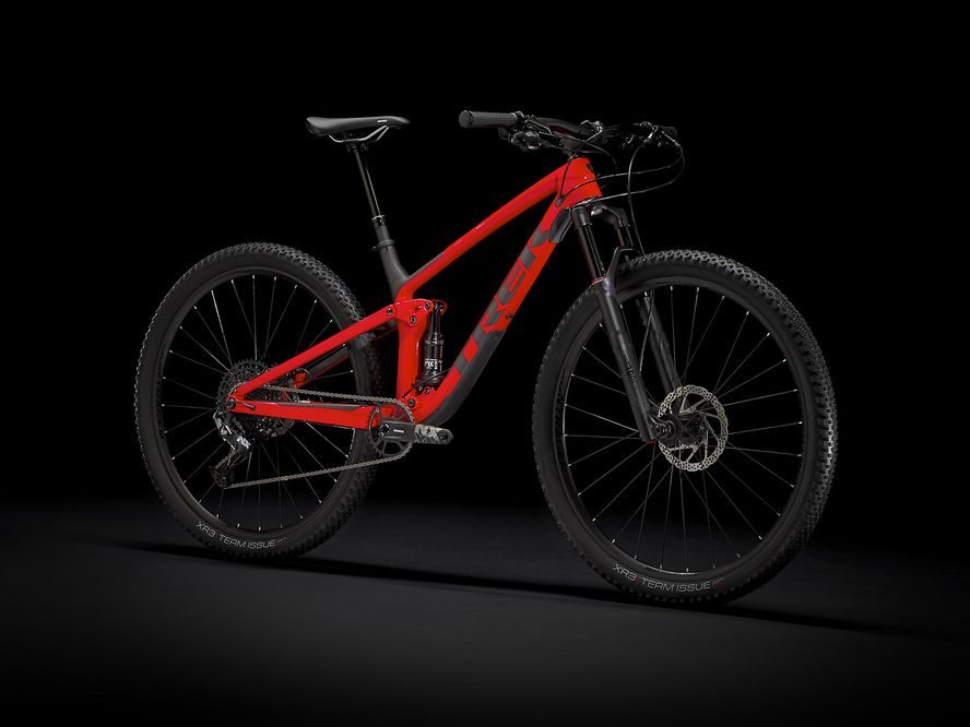 Trek Top Fuel 9.7 (Gloss Red/Matte Carbon Smoke)