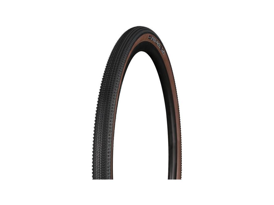 Plášť 28" Bontrager GR1 700x40 (černá / hnědá)