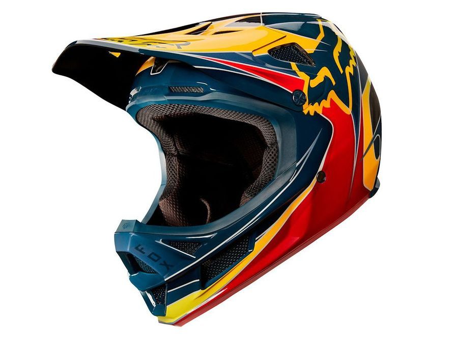 Přilba Fox racing Rampage PRO CARBON MIPS (red/yellow)