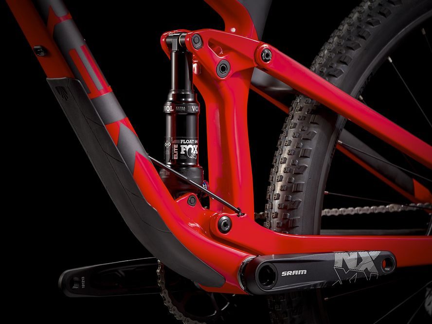 Trek Top Fuel 9.7 (Gloss Red/Matte Carbon Smoke)