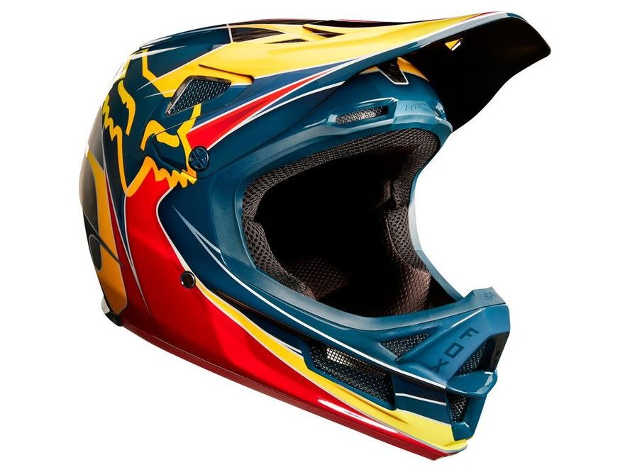 Přilba Fox racing Rampage PRO CARBON MIPS (red/yellow)