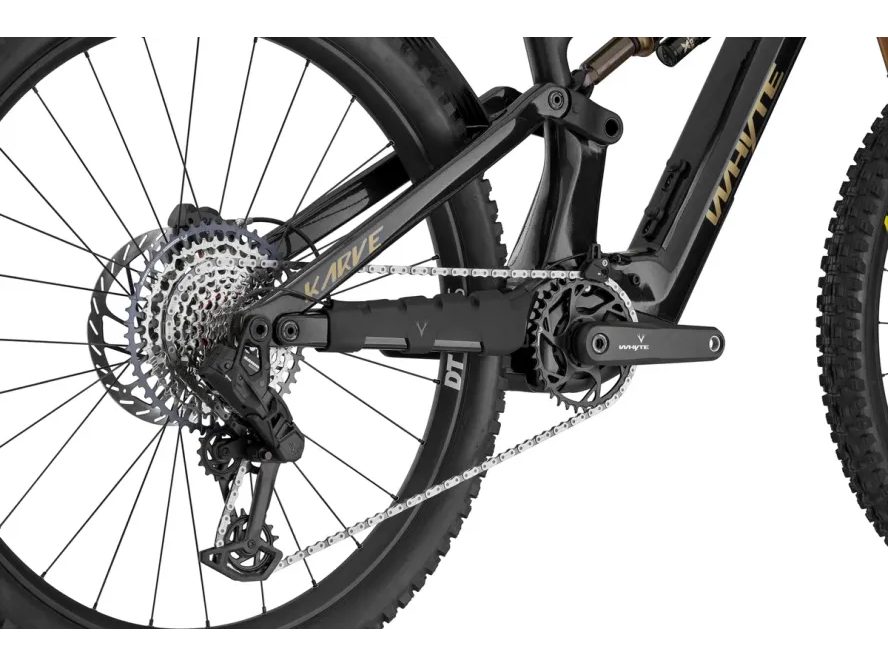WHYTE Karve KARVE 160 RSX (MATT BLACK WITH GOLD)