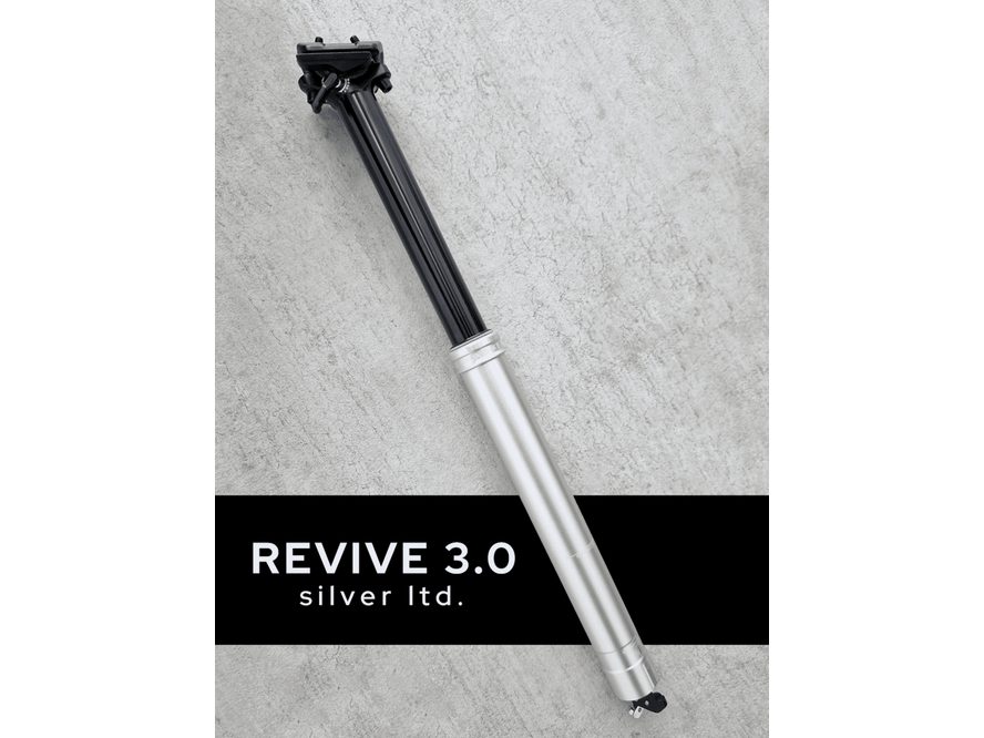 Sedlovka BIKEYOKE REVIVE 3.0 Silver Ltd ↕213mm Ø31.6mm bez páčky
