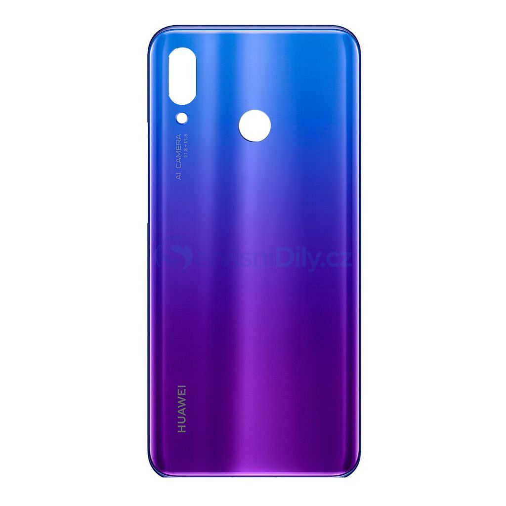 Huawei Nova 3 zadní kryt skleněný fialový Iris Purple - Nova 3 - Nova,  Huawei, Servisné diely - Váš dodavatel dílu pro smartphony